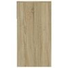 vidaXL Table console Ch&ecirc;ne sonoma 100x39x75 cm Bois d'ing&eacute;nierie