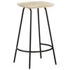 vidaXL Tabourets de bar lot de 2 bois de manguier massif
