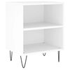 vidaXL Tables de chevet 2 pcs blanc 40x30x50 cm bois d'ingénierie
