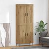 vidaXL Haut Armoire Ch&ecirc;ne artisanal 69,5 x 34 x 180 cm