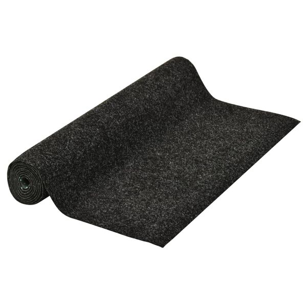 vidaXL Gazon artificiel avec picots 4x1 m Anthracite