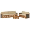 vidaXL Ensembles de canap&eacute;s 8 pc Bois d'Acacia Massif