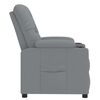 vidaXL Fauteuil inclinable Gris clair Tissu