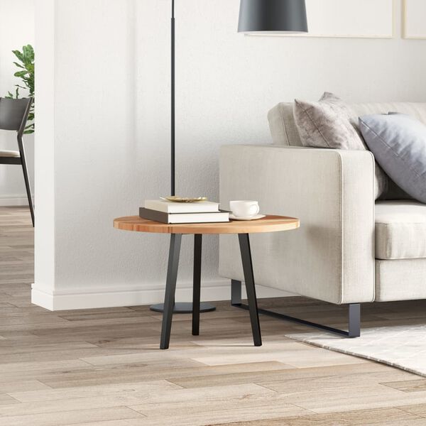 vidaXL Dessus de table rond &Oslash;60x2 cm bois massif d'acacia