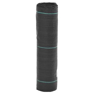 vidaXL Membrane anti-mauvaises herbes noire 0,5 x 100 m PP