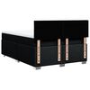 vidaXL Sommier &agrave; lattes de lit avec matelas Noir 140x190 cm Tissu