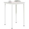 vidaXL Table de bar Blanc 110 x 55 x 105 cm Bois de pin massif