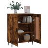 vidaXL Buffet chêne fumé 69,5x34x90 cm bois d'ingénierie