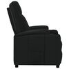 vidaXL Fauteuil inclinable Noir Similicuir