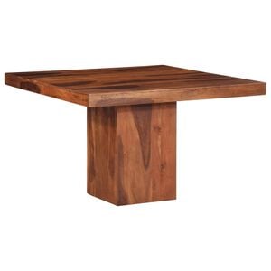vidaXL Table à manger 120x120x77 cm bois d'acacia massif