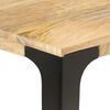 vidaXL Table de salle &agrave; manger 160x80x76 cm Bois de manguier solide