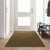 vidaXL Tapis d'entrée Marron et Noir 120 x 350 cm Polyamide et PVC