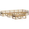 vidaXL Ensemble de canap&eacute;s d'ext&eacute;rieur 9 pc Blanc Bois d'Acacia Massif