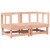 vidaXL Canapés d'angle avec coussins 2 pcs bois massif douglas