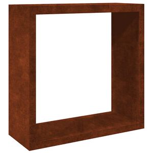 VidaXL &Eacute;tag&egrave;re &agrave; bois 100x40x100 cm acier r&eacute;sistant aux intemp&eacute;ries