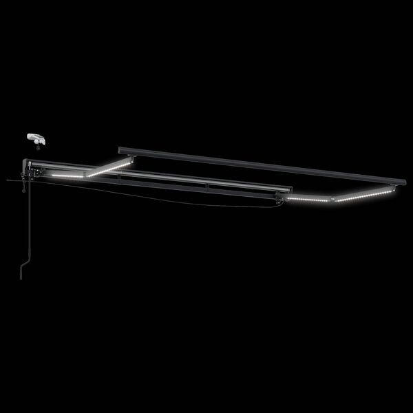 vidaXL Auvent r&eacute;tractable &eacute;lectrique Anthracite 2,5 x 2 m