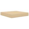 vidaXL Coussin de canap&eacute; d'ext&eacute;rieur Beige 60 x 60 x 8 cm Polyester