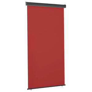 vidaXL Auvent lat&eacute;ral de balcon 125x250 cm Rouge