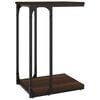 vidaXL Table d'appoint Ch&ecirc;ne marron 40x30x60 cm Bois d'ing&eacute;nierie