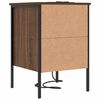 vidaXL Cabinet de chevet Ch&ecirc;ne brun 42 x 41 x 61 cm Bois d'ing&eacute;nierie