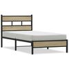 vidaXL Cadre de lit sans matelas ch&ecirc;ne sonoma 90x200 cm