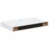 vidaXL &Eacute;tag&egrave;re Murale 2 pcs Marbre blanc 40 x 23,5 x 4 cm