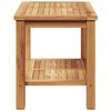 vidaXL Table basse Marron 70 x 40 x 45 cm Bois de teck solide