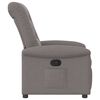vidaXL Fauteuil inclinable Taupe Tissu