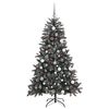 vidaXL Sapin de No&euml;l artificiel Vert 180 cm PVC, plastique et acier