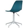 vidaXL Chaise de bureau pivotante Turquoise PP
