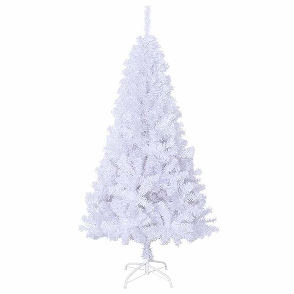 vidaXL Arbre de No&euml;l artificiel avec branches &eacute;paisses blanc 150cm PVC