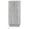 vidaXL Buffet LED Gris Sonoma 71 x 34,5 x 75 cm Bois d'ing&eacute;nierie