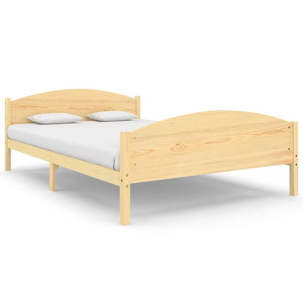 vidaXL Cadre de lit sans matelas bois massif de pin 140x200 cm
