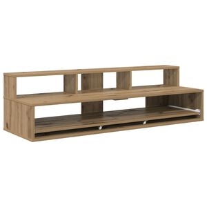 vidaXL Bureau de studio Ch&ecirc;ne artisanal 130 x 42,5 x 36 cm