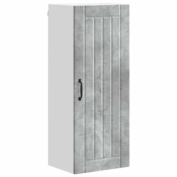 vidaXL Armoire de cuisine Gris b&eacute;ton 40 x 31 x 100 cm