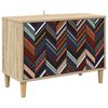 vidaXL Meuble TV OMMEN 69 x 33 x 50 cm Sonoma Bois d'ing&eacute;nierie