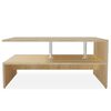 vidaXL Table basse Bois d'ing&eacute;nierie 90x59x42 cm Ch&ecirc;ne