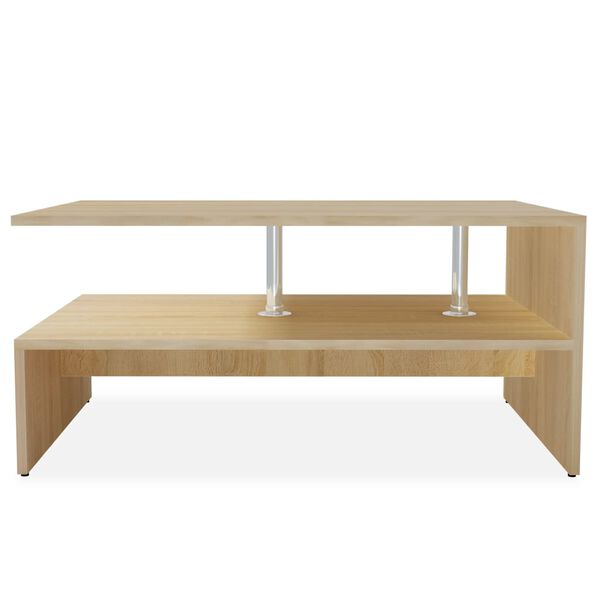 vidaXL Table basse Bois d'ing&eacute;nierie 90x59x42 cm Ch&ecirc;ne