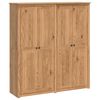 vidaXL Armoire PANAMA Miel 169 x 50 x 185 cm Bois de pin massif