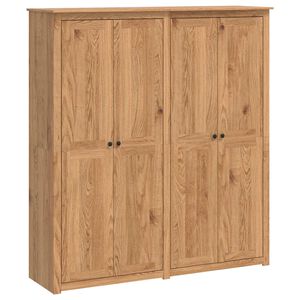 vidaXL Armoire PANAMA Miel 169 x 50 x 185 cm Bois de pin massif