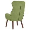 vidaXL fauteuil Vert clair 69 x 74 x 93 cm Velours