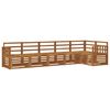 vidaXL Ensembles de canap&eacute;s 6 pcs Naturel Bois d'Acacia Massif