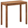 vidaXL Table de bar bois massif d'acacia et finition miel 110x55x106cm