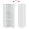 vidaXL Meubles TV 2 pcs Blanc 30,5x30x110 cm Bois d&rsquo;ing&eacute;nierie