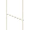 vidaXL Porte-v&ecirc;tements Uni Blanc 80 x 53 x 156 cm