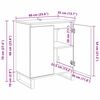 vidaXL Buffet Bois Ancien 60 x 35 x 70 cm Bois d'ing&eacute;nierie