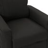 vidaXL Fauteuil électrique de massage Noir Tissu