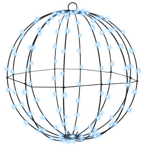 vidaXL Boule avec 120 LED Blanc froid 40 cm M&eacute;tal