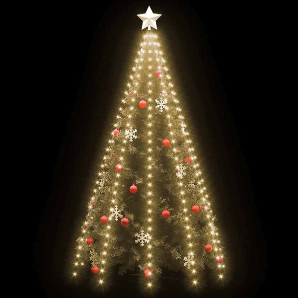 vidaXL Guirlande lumineuse filet d'arbre de No&euml;l 300 LED 300 cm