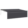 vidaXL Auvent r&eacute;tractable Anthracite 450 &times; 300 cm